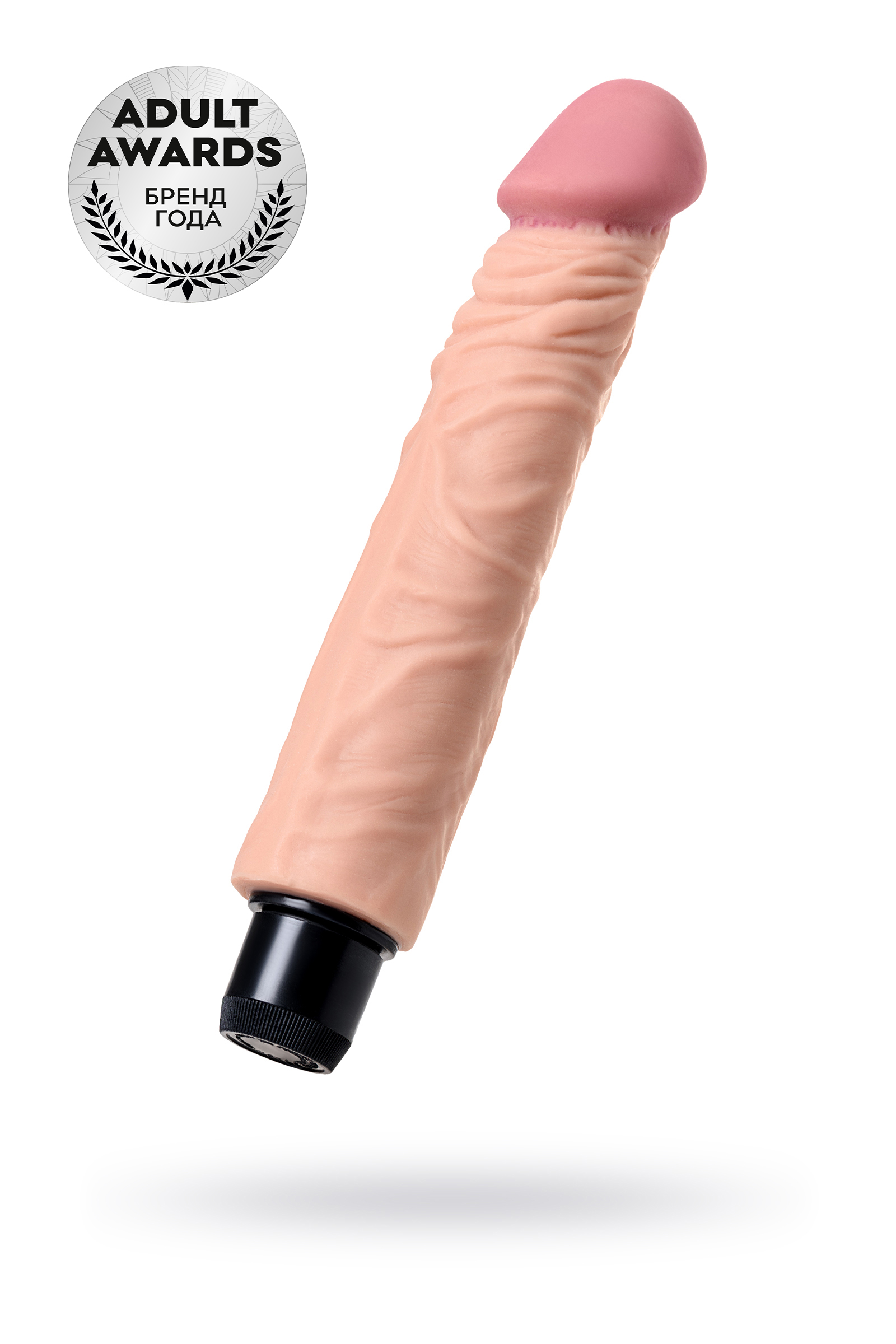 Вибратор реалистичный (мульскоростной) TOYFA A-Toys, телесный, 22,5 см