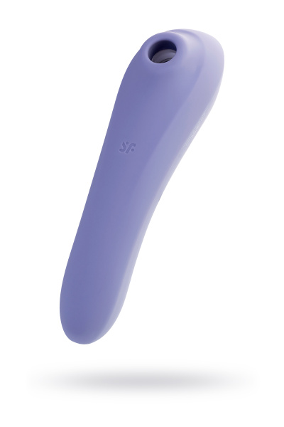 Вакуум-волновой бесконтактный стимулятор клитора Satisfyer Dual Pleasure, Лиловый, 17,9 см, Ø 3,0