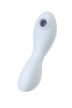 Вакуумный стимулятор клитора Satisfyer Curvy Trinity 5+, голубой