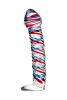 Фаллоимитатор Sexus Glass,стекло, прозрачный 16,5 см