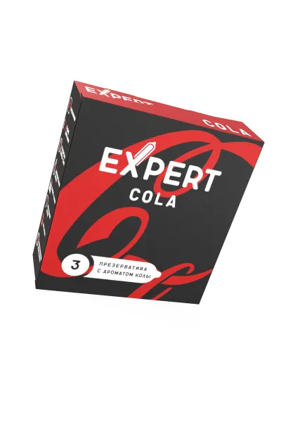 Презервативы EXPERT Cola, аромат Колы , 3 шт